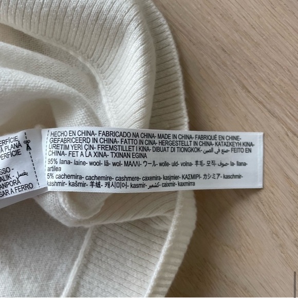 MASSIMO DUTTI Cashmere Wool Collared Sweater | S - Picture 5 of 7